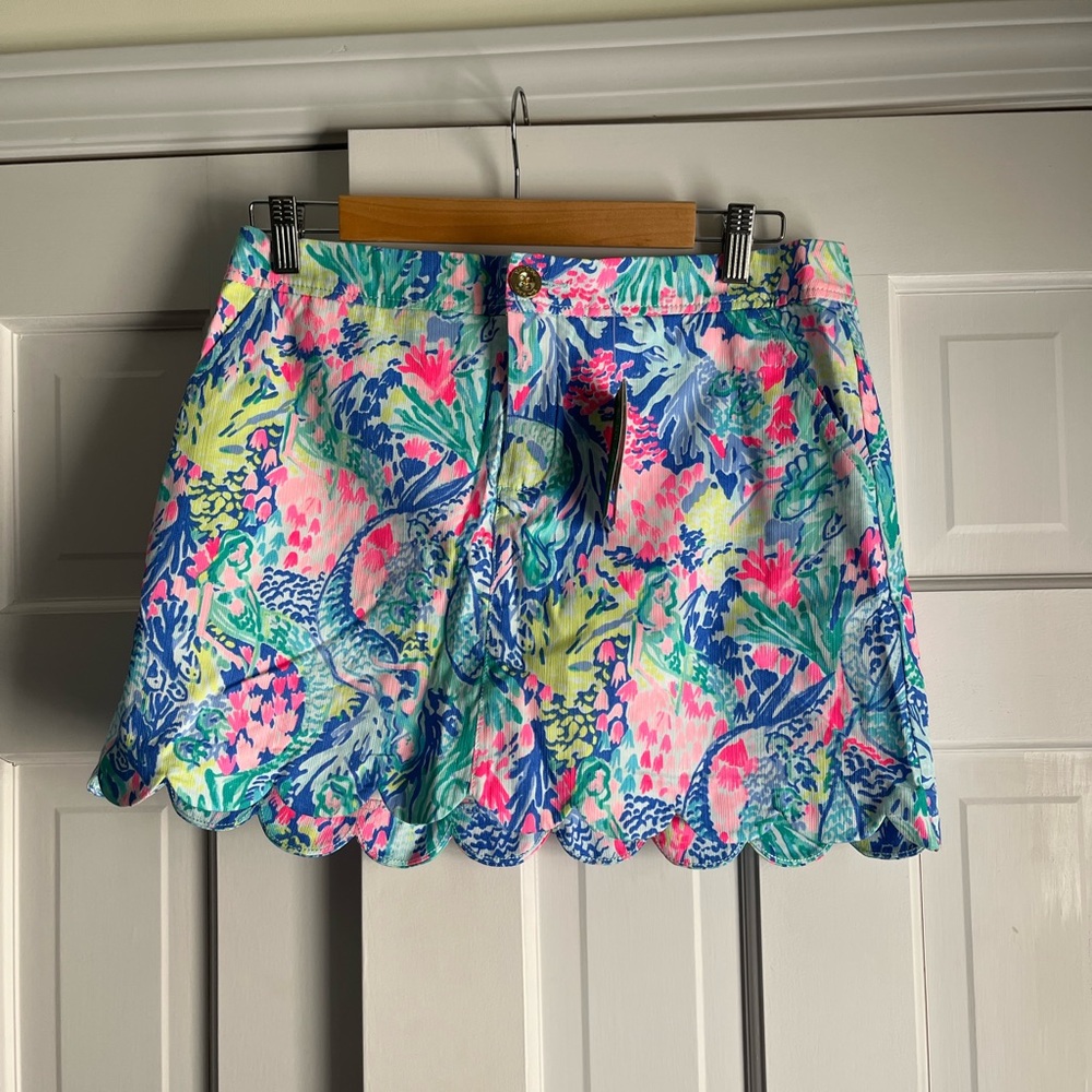 Lilly Pulitzer Colette skort in mermaid cove